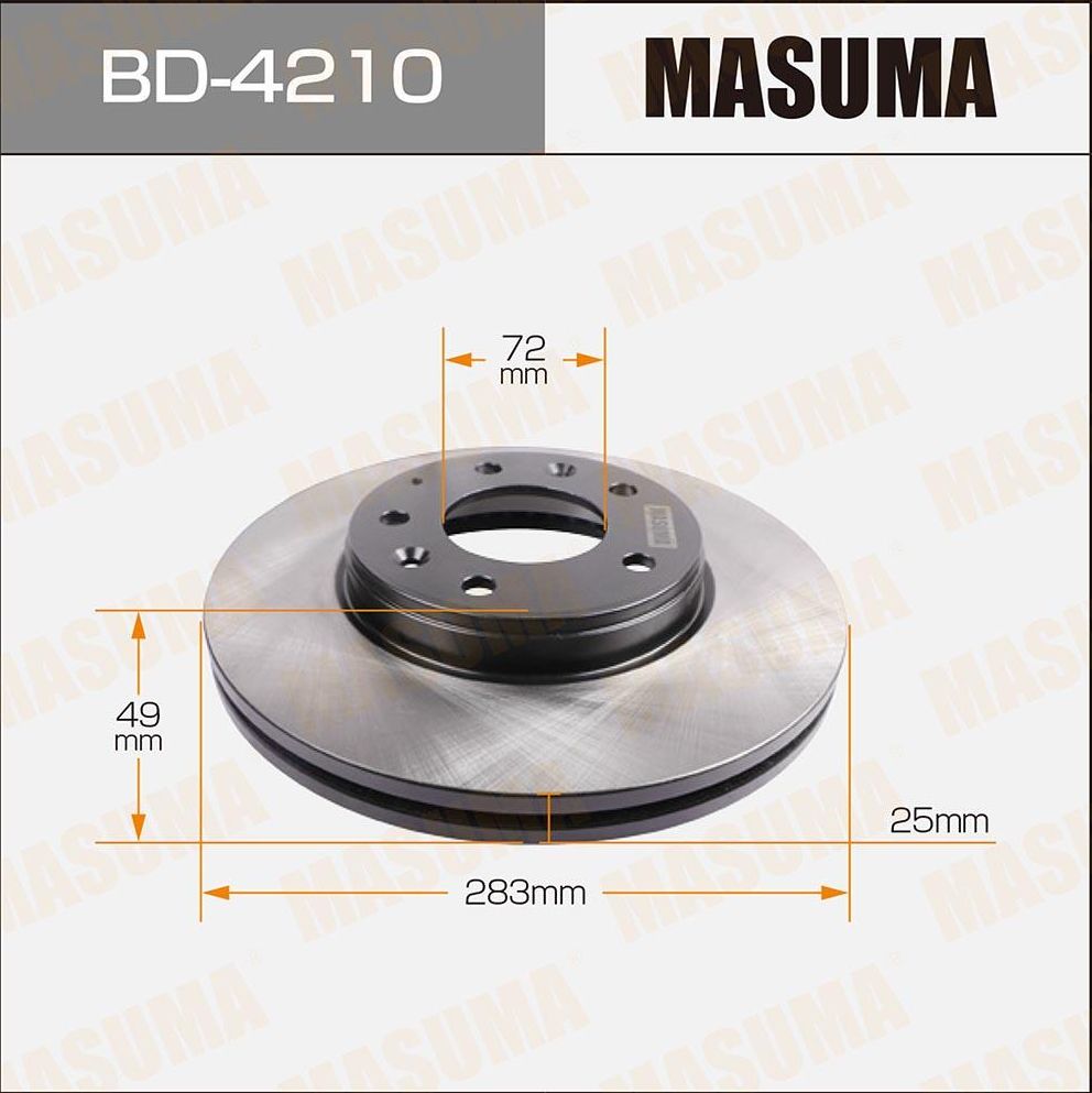 Тормозной диск Masuma. Артикул BD-4210
