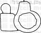 Помпа (водяной насос) Metelli для BMW X3 I (E83) 2007-2011. Артикул 24-1039