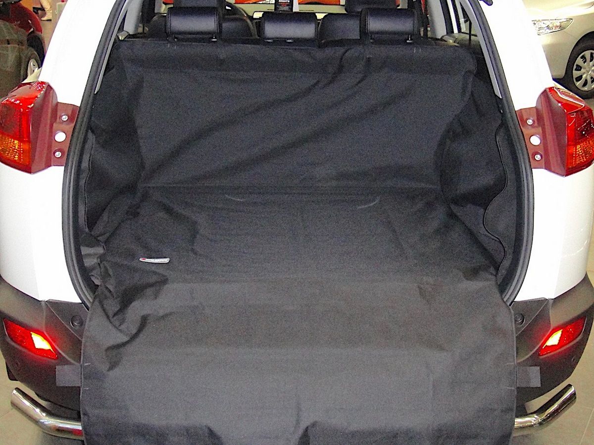 Защитный чехол AUTOSMSTUDIO "Standart" в багажник автомобиля для Toyota RAV4 IV XA40 2012-2015, черный. Артикул TP-RAV4-STD-BL