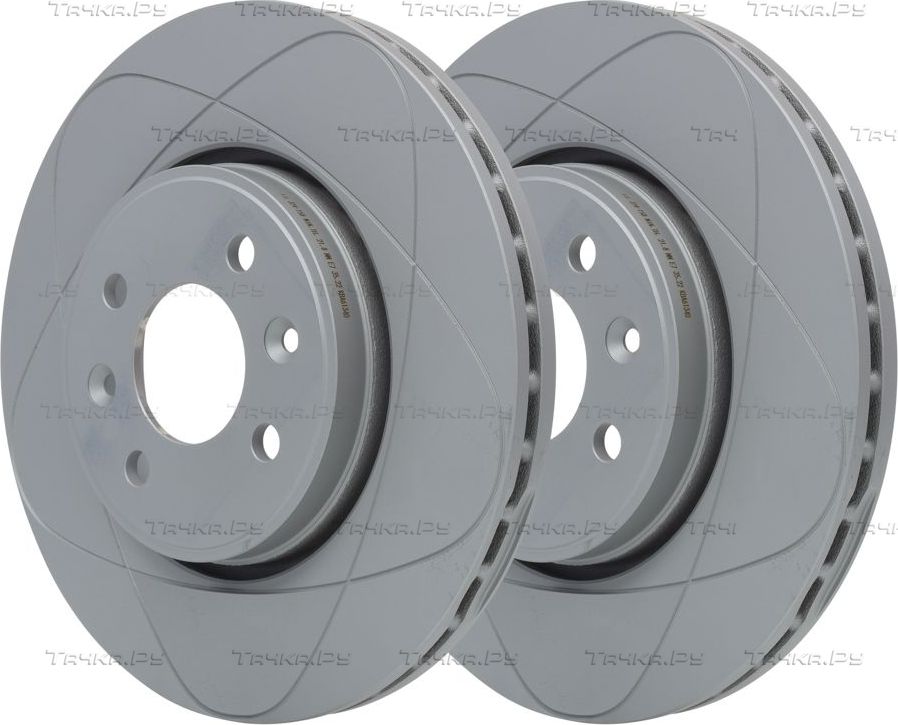 Тормозной диск ATE PowerDisc передний для Renault Laguna I 1996-2001. Артикул 24.0324-0158.1