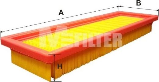 Воздушный фильтр MFilter. Артикул K 198