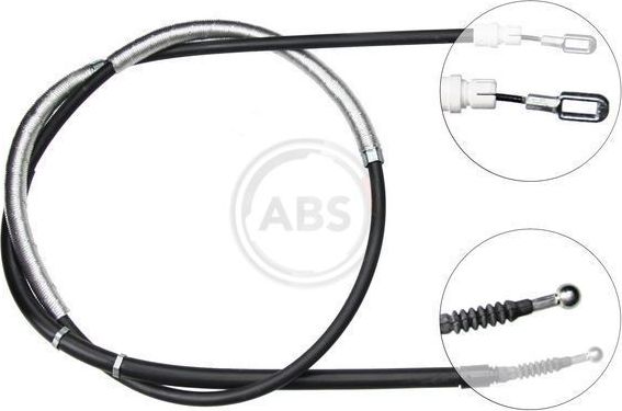 Трос ручника (тросик ручного тормоза) ABS. Артикул K10846