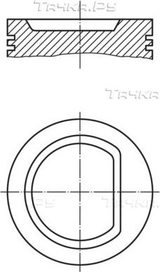 Поршень Mahle для Volkswagen Polo III 1995-2001. Артикул 030 32 00