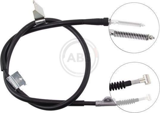 Трос ручника (тросик ручного тормоза) ABS. Артикул K13697