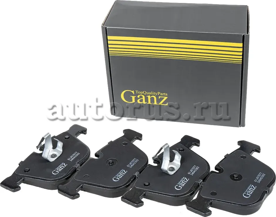 Колодки задние (Ganz). Артикул GIJ07077