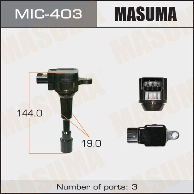 Катушка зажигания Masuma. Артикул MIC-403