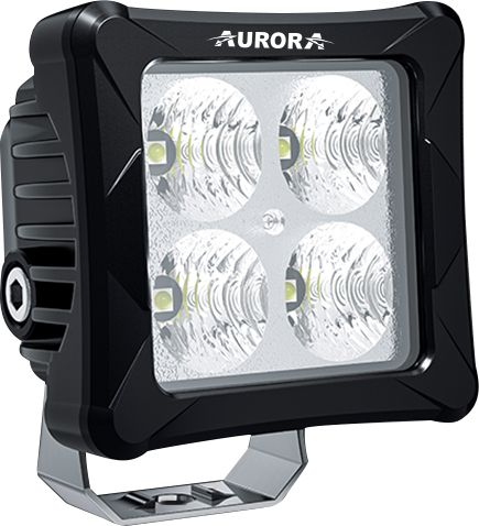 Светодиодная фара дальнего света Aurora 76x76 мм 40W (комплект 2 шт). Артикул ALO-D3-P4T