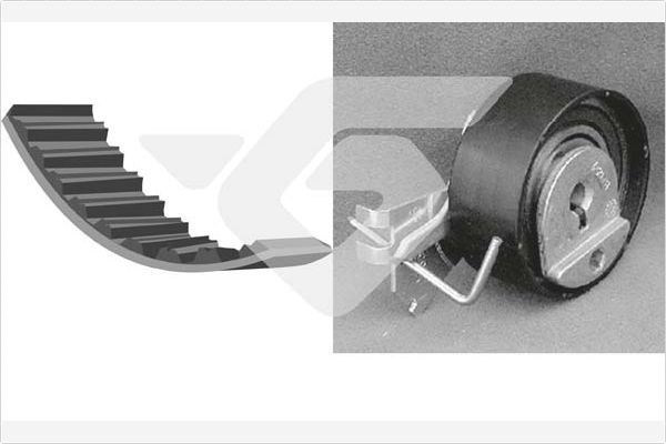 Ремень ГРМ с роликами (комплект) Hutchinson для Citroen Nemo I 2008-2015. Артикул KH 171