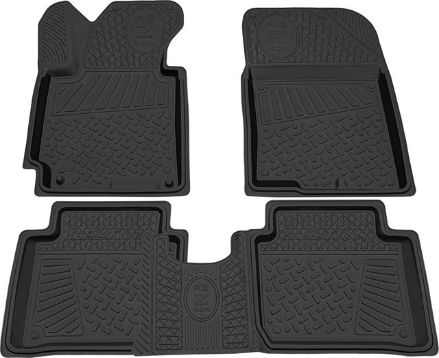 Коврики Rezkon резиновые для салона Kia Cerato III 2013-2018. Артикул 1021010200