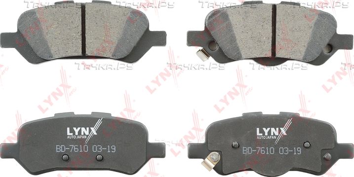 Тормозные колодки LYNXauto. Артикул BD-7610