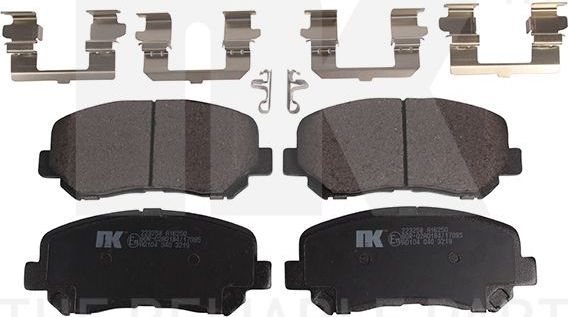 Тормозные колодки NK передние для Mazda CX-5 II 2017-2026. Артикул 223258