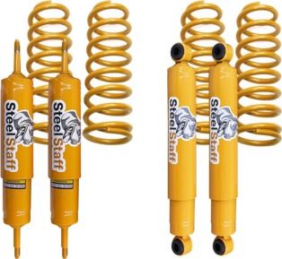 Лифт-комплект SteelStaff (Foam Cell) для Nissan Patrol Y61 1997-2013, лифт 100 мм. Артикул SS-Y61FC-100-L