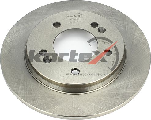 Диск тормозной HYUNDAI Creta (16-) задний (1шт.) KORTEX. Артикул KD0451