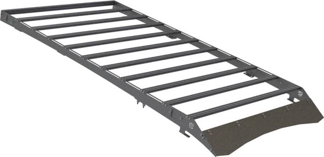 Экспедиционный багажник STC для Toyota Land Cruiser Prado 150 2009-2026 с рабочим светом. Артикул STC-TLCP150-TR-L3