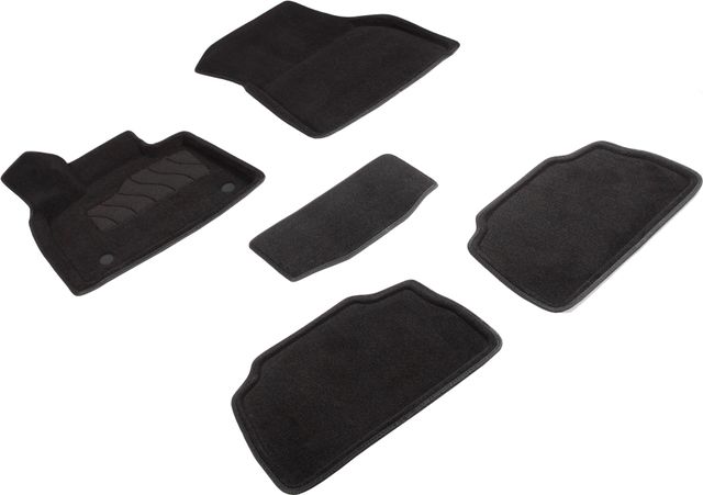 Коврики 3D Seintex для салона BMW X6 G06 2019-2026 ЧЕРНЫЕ. Артикул 95047