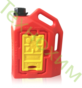 Канистра комбинированная ТехноХим Экстрим-NEXT 5 л (реальный объём 4,5 л). Артикул kan-EX-next-5L
