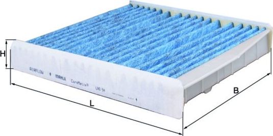 Салонный фильтр Mahle CareMetix®. Артикул LAO 54