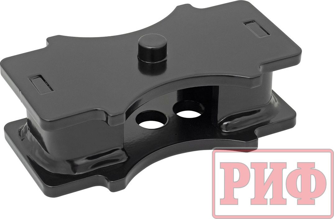 Проставка РИФ рессора-мост H=50 мм (отв. 14,4мм ось 13мм) для Mazda BT-50 2006-2020. Артикул PRM-D13-50