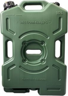 Канистра ТехноХим Экстрим Квадро модульная 10 л Хаки. Артикул kan-EXKv+-10L-GR
