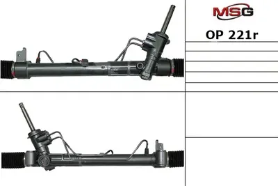 Рулевая рейка c ГУР восстановленная Chevrolet Tracker 2013- , OPEL Mokka 2013- O (MSG). Артикул OP221R