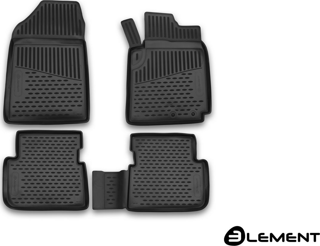 Коврики Element для салона Toyota Corolla Fielder E140 универсал (п.р. без воздуховода) 2007-2013. Артикул ELEMENT48102210k