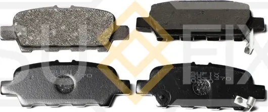 Колодки тормозные дисковые | зад прав/лев | (Sufix). Артикул SX-1370