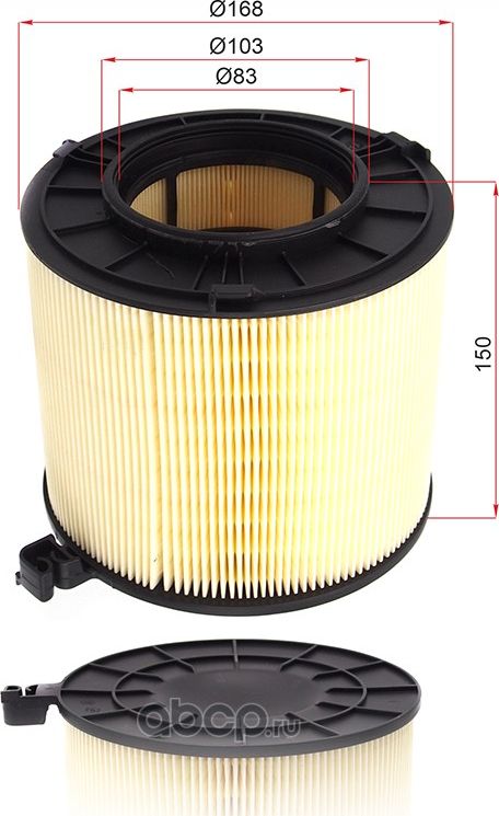 Фильтр воздушный AUDI Q5 2.0 16-A4S4 1.42.0 15- (SAT). Артикул ST8W0133843C