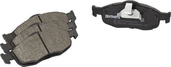 Тормозные колодки Zentparts. Артикул Z07343