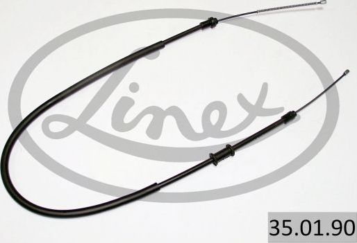 Трос ручника (тросик ручного тормоза) Linex. Артикул 35.01.90