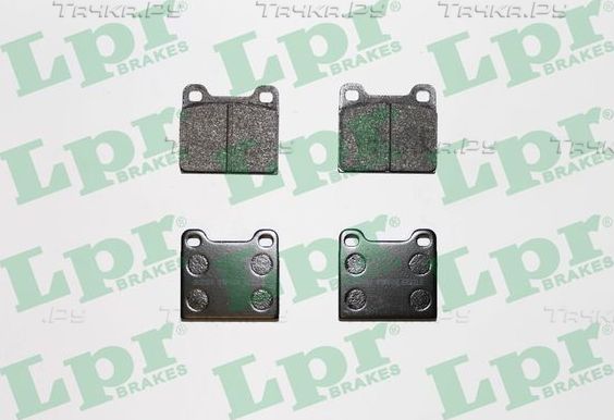Тормозные колодки LPR задние для Maserati Karif 1988-1992. Артикул 05P024