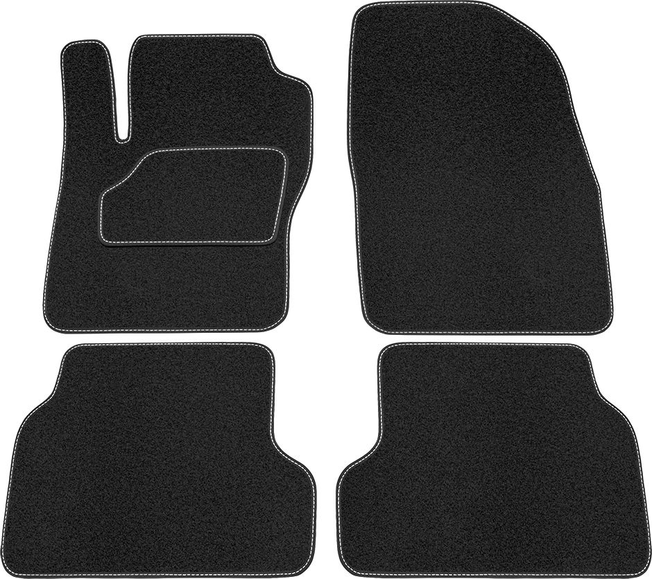 Коврики Rezkon ворсовые для салона Ford Focus II 2008-2011. Артикул 2016010100