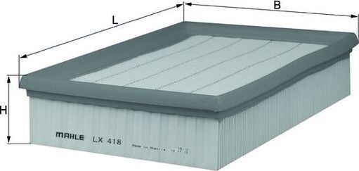 Воздушный фильтр Mahle. Артикул LX 418