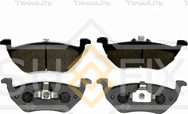 Колодки тормозные дисковые | зад прав/лев | (Sufix). Артикул SX-1828