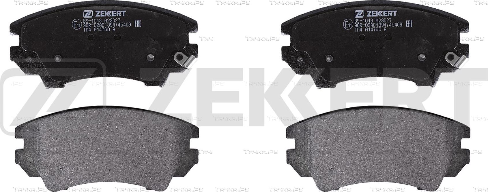 Тормозные колодки Zekkert передние для Opel Zafira C 2011-2019. Артикул BS-1013