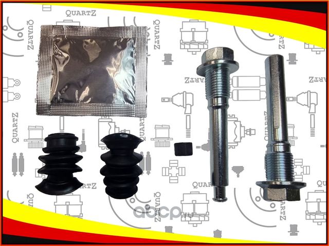 QZ811002 PEUGEOT 4007 (VU_) 2007.02> Ремкомплект направляющих Akebono (Quartz). Артикул QZ811002