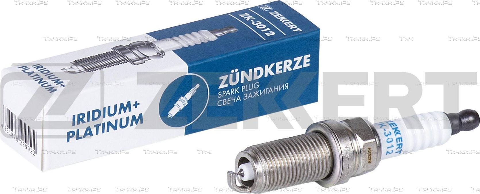 Свеча зажигания Zekkert для Citroen C6 2005-2012. Артикул ZK-3012