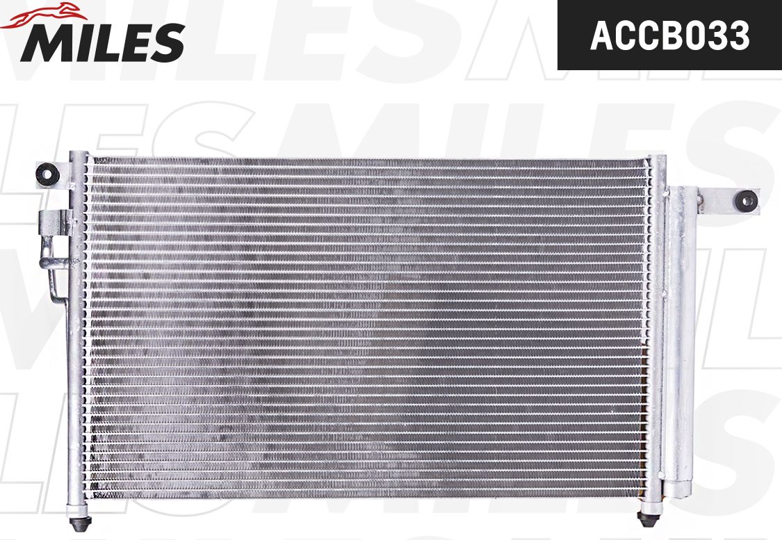 Радиатор кондиционера (конденсатор) Miles (алюминий). Артикул ACCB033