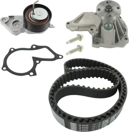 Помпа (водяной насос) с комплектом ремня ГРМ SKF. Артикул VKMC 04222