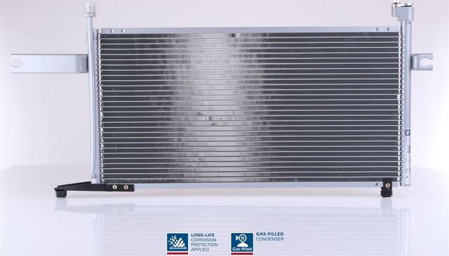 Радиатор кондиционера (конденсатор) Nissens (алюминий) для Nissan Micra K11 1998-2003. Артикул 94498