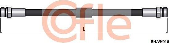 Тормозной шланг Cofle. Артикул 92.BH.VK016