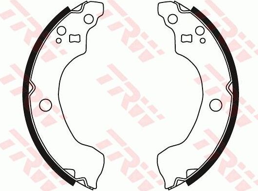 Тормозные колодки TRW. Артикул GS8487