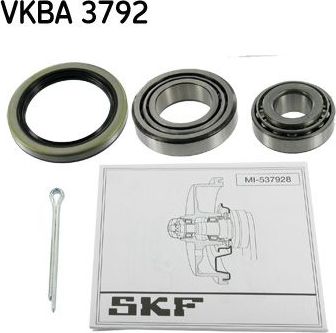 Ступичный подшипник (комплект) SKF. Артикул VKBA 3792