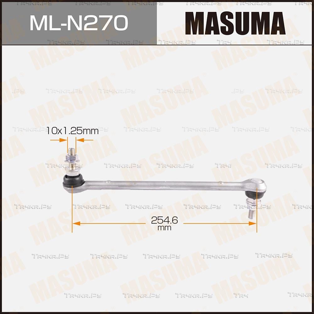 Стойка (тяга) стабилизатора Masuma передняя правая/левая для Nissan Micra K12 2003-2010. Артикул ML-N270