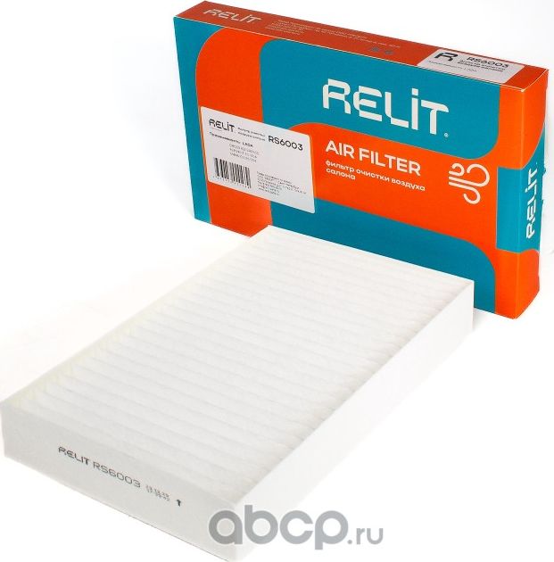 Фильтр салона 2123 RELIT Relit. Артикул RS6003