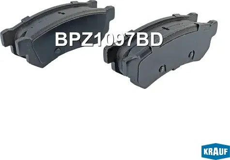 Колодки тормозные дисковые Krauf. Артикул BPZ1097BD