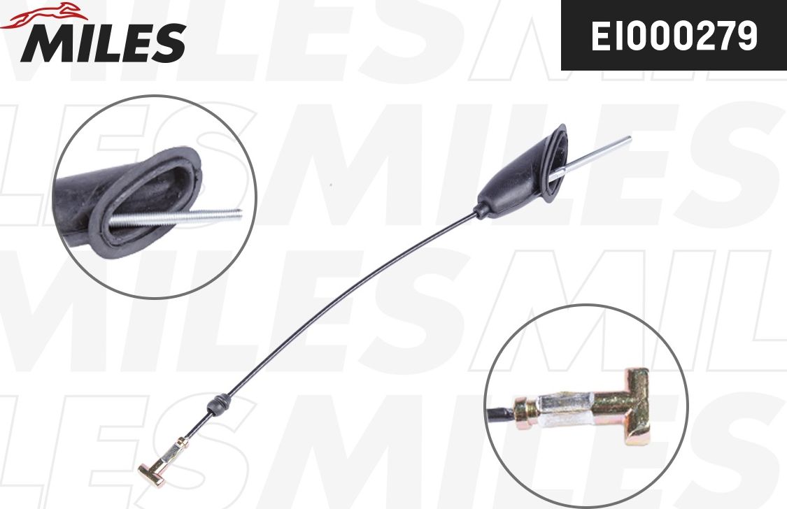 Трос ручника (тросик ручного тормоза) Miles. Артикул EI000279