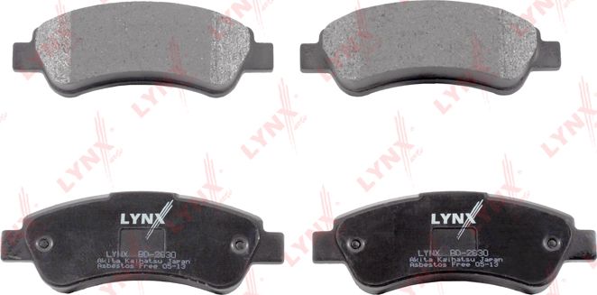 Тормозные колодки LYNXauto. Артикул BD-2830