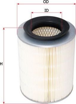 Воздушный фильтр Sakura. Артикул A-1039