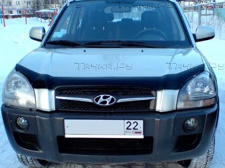 Дефлектор SIM для капота Hyundai Tucson II 2008-2015. Артикул SHYTUC0812