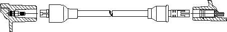 Высоковольтные провода (провода зажигания) Bremi. Артикул 355/100